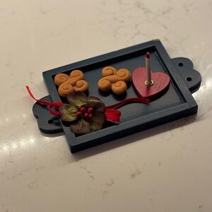 Vintage American Girl doll Kirsten's Saint Lucia Tray set Pleasant Company tray